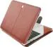 Dorca Tan Brown Faux Leather Slim Fit And Magnetic Closure Laptop Case For HP Pavilion X360 14-Ek0088tu (6Q0Z7PA)