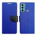 A D Enterprises Blue MRC Flip Cover for Moto G40 Fusion | Magnetic Case | Shock Absorbent | Flip Cover Moto G40 Fusion