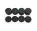 Microware 8 Pieces Controller Thumb Stick Grip Cap for PS4,PS3,Switch Pro,Xbox One,Xbox 360,Wii U,PS2 Controller, Black
