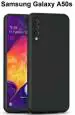 XOVO Back Cover for Samsung Galaxy A50, Samsung Galaxy A50s, Samsung Galaxy A30s (Black, Dual Protection, Silicon, Pack of 1)