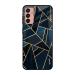 Qrioh Abstract Tiles Glass case for Samsung Galaxy F13