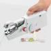 KSBOY Handy Sewing/Stitch Handheld Cordless Portable White Sewing Machine.