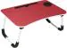 FURNITURE FACTORY Wood Portable Laptop Table  (Finish Color to RED)