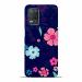 Covers Gap Realme 8 5G Dark Blue Floral Polycarbonate Hard Back Case