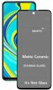 Hot Selling Edge To Edge Tempered Glass for Poco X3 Flexible Ceramic Matte Tempered Glass |Pack of 1