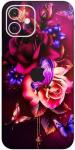 instyler Apple iPhone XS Max Vinyl Flower Printed Mobile Skin Sticker with Scratch Resistant Lamination