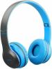 Techel On the Ear 989_P47_Wireless Bluetooth Headhphone, Blue