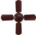 Sameer Gati 24 Anti Dust 600 mm 4 Blade Ceiling Fan, Brown