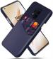 EXCLESIOR Oneplus 8 Pro Blue Shockproof, Card Holder Slot, PU leather Back Cover