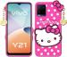 Mintak Vivo Y21 2021 Pink Silicon Scratchproof Mobile Back Cover
