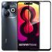 Knotyy Tempered Glass Screen Protector for Infinix Smart 8 HD with Edge to Edge Coverage (Black, Pack of 1)
