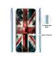 Casotec London Flag wallpaper Design Printed Silicon Soft TPU Back Case Cover for Oppo A78 4G