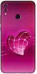 aadia Huawei Honor 8x Max Matte Vinyl Love Printed Mobile Skin Sticker with Scratch Resistant Lamination