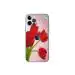 GADGETSWRAP Printed Vinyl Skin Sticker for Apple iPhone 12 Pro Max - red tulips 3