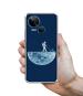 Casotec Moon Walk Design Printed Silicon Soft TPU Back Case Cover for Tecno Spark 10 5G