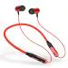 FPX Jazz Neckband with 35 Hours Playtime, Extra Deep Bass, quick paring with Bluetooth v5.0 Headset, water & sweat resistance earbuds (RED, Wireless earphone)