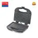Prestige PGFSP - Spatter Coated Non-stick Sandwich Toaster with Fixed Grill Plate, Black