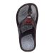 ekin Acupressure and Magnetic Slippers for Foot Massage For Men and Women Black (Size-8)