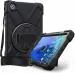 ProElite Rugged 3 Layer Armor Back case Cover for Lenovo Tab M8 HD/M8 HD 2nd Gen TB-8505F TB-8505X with Hand Grip and Rotating Kickstand with Shoulder Strap, Black