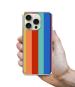 Casotec Rainbow Colors Design Printed Silicon Soft TPU Back Case Cover for Apple iPhone 15 Pro