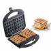 Lifelong LLWM105 750-Watt Belgian Waffle Maker for Home| Makes 2 Square Shape Waffles| Non-stick Plates| Easy to Use with Indicator Lights (1 Year Warranty, Black)