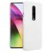 LIRAMARK Liquid Silicone Soft Back Cover Case for OnePlus 8/1+8 (White)