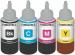 Dubaria Black Plus Tri Color Ink Cartridge Refill Ink for HP 905 and HP Pro 6960 Printers 100 ml (Pack of 4)