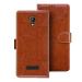 HANIRY Flip Cover for Micromax Q380 flip cover | Q380 flip cover | Brown