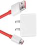 Maxxcen 33 W SuperVOOC 4 A Mobile SUPER FAST CHARGER WITH C TYPE CABLE INCLUDED A13B Charger with Detachable Cable (Red, Cable Included)