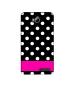 Casotec White Dots Pattern Design Printed Silicon Soft TPU Back Case Cover for Micromax Canvas Juice 4 Q382