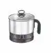 Elina Home Appliances 1.5 Liter Stainless Steel Multi Cooker with 600W Concealed Base | Variable Temperature | Wide Mouth | Ideal for Boiling, Steaming, Tea, Coffee | 1 Year Warranty