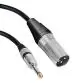 SeCro Male Xlr to 6.35Mm Male Cable Mono Jack Lead for Speaker