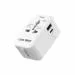 One Beat Worldwide Universal Travel Adapter with Type C, USB A Ports (2.4A Smart Plug Charging) - All-in-One, 100V-250V Plug - International Plug Adapter for Cell Phones, Tablets, Camera