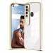 RJR Tecno Spark 7 Pro Back Case Cover |Electroplated Chrome |6D Gold Plated Frame | Slim Shockproof | Soft TPU Back Case Cover for Tecno Spark 7 Pro -White