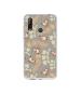 Casotec Wakeup Pattern Print Design Printed Silicon Soft TPU Back Case Cover for LG W30