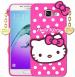 Mbcase Samsung Galaxy A9 Pro Pink Rubber Back Cover
