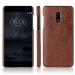 EXCLESIOR Nokia 3 Plain Coffee Shockproof, Solid Grip, PU leather Back Cover