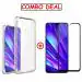 Kite Digital Oppo REALME 5 PRO Transparent Bumper Shock Proof Corner Soft TPU Silicone Flexible Back Case Cover + 5D/6D/11D/21D Premium Tempered Glass Screen Protector
