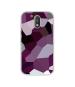 Casotec Purple Mathematical Shape Design Printed Silicon Soft TPU Back Case Cover for Motorola Moto G4 Plus