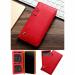 ClickCase Flipper Series Faux Leather Magnetic Card Holder Wallet Kickstand Case Flip Cover For Asus Zenfone 2 Laser ZE550KL (Red)