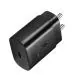 mPix 25Watts High Speed Charger Adapter type C| Compatible with Samsung Galaxy A20 A30/ A Series|(Adapter only)Black