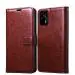 Monkish Realme X7 Max Vintage Leather flip Case Cover| Inside TPU with Card Pockets Wallet Stand Magnetic Closure 360 Degree Complete Protection Vintage Flip Cover for Realme X7 Max - Brown