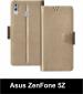 Sbms Asus Zenfone 5Z Gold Artificial Leather Shock Proof Flip Cover