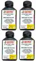 Dotpot TN3320 Toner Powder Bottle for USE in Brother HL-5440D / 5445D / 5450DN / 5470DW / 5470DWT / 6180DW, DCP-8110DN / 8150DN / 8155DN, MFC-8510DW / 8515DN / 8520DN / 8950DW Printers Pack of 4