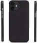MOZETTE Back Cover for Iphone 12 mini (Black, Dual Protection, Silicon, Pack of 1)