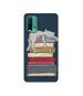 Casotec Cat Sleeping On The Books Design 3D Printed Hard Back Case Cover for Mi Redmi 9 Power