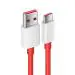 eKus OnePlus Warp Charge Cable, USB to c cable fast charging Data Sync Cable Compatible with One Plus 10R/9RT & for All Type C Devices-Red,1 Meter