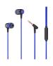 Earonics Blue Wired Headphones 3.5mm