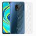 Kite Digital Redmi Note 9 PRO Back Screen Protective Film Carbon Fiber Skin Transparent Screen Guard Sticker