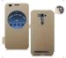 Gorogue Gold Plastic Flip Stand Cover Case For Asus Zenfone 2 Laser